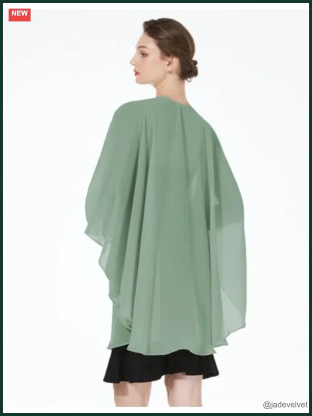 Lightweight Chiffon Shawl Wrap for Women Evening Dresses Bridal Party Travel